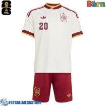 Fotballdrakt Barn Spania Pedri Gonzalez #20 Bortedraktsett VM 2026 Kortermet (+ Korte bukser)